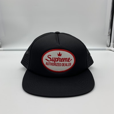 Supreme Authorized Mesh Back 5-Panel "Black" (25SS)