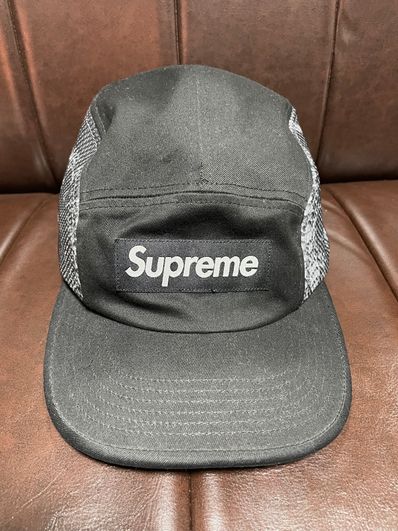 Supreme Snakeskin Mesh Camp Cap "Black"