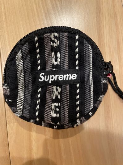 Supreme Woven Stripe Coin Pouch Supreme Woven Stripe Coin Pouch