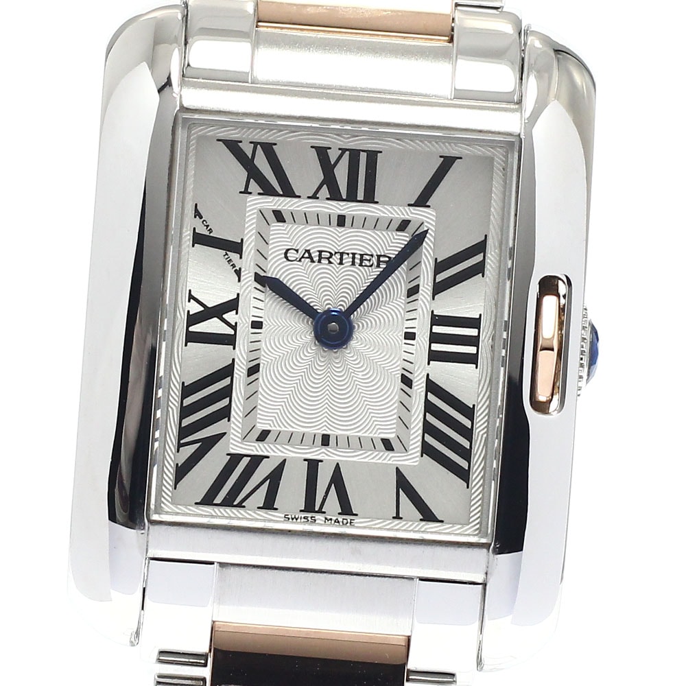 ☆良品 カルティエ タンクアングレーズSM レディース 【中古】