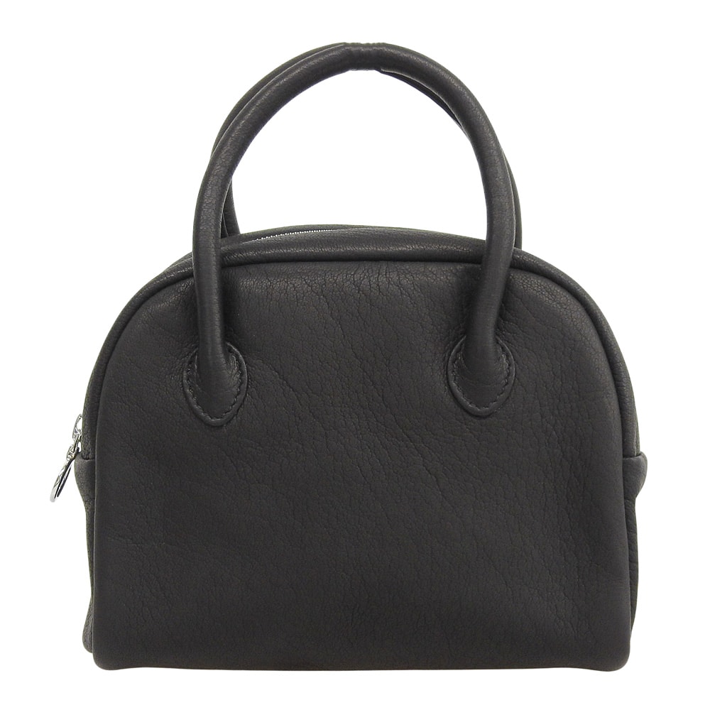 アエタ 美品 ボストンミニ ディアレザー ハンドバッグ レディース ブラック DA24