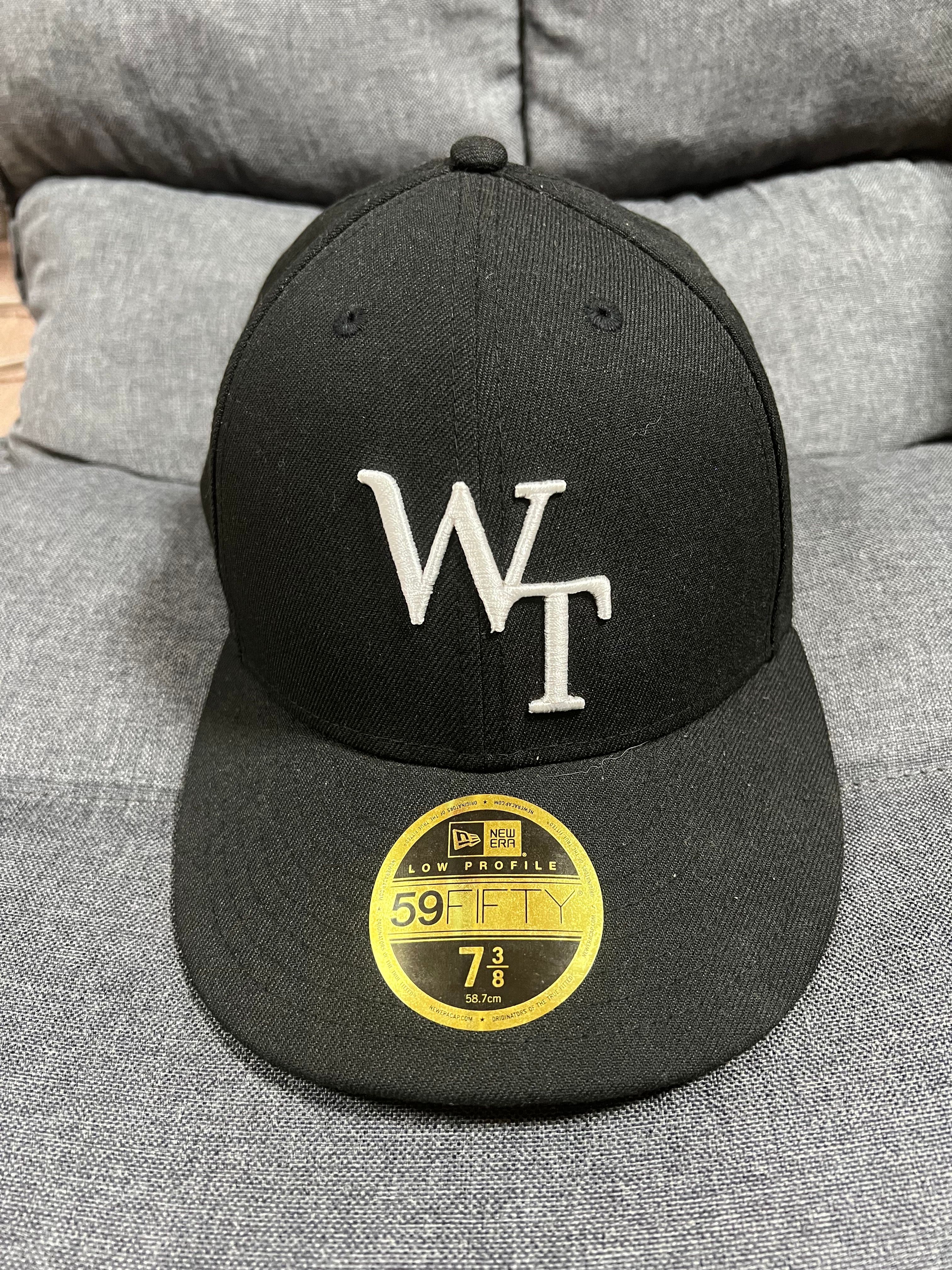 Wtaps x NEWERA 59FIFTY LOW PROFILE / CAP / POLY. TWILL. "Black" 221NENED-HT01