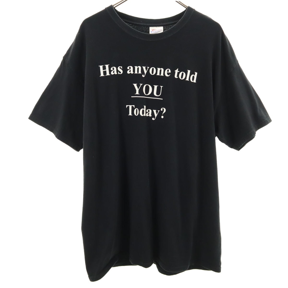 Hanes ヘインズ 半袖 ヘビーウェイト Tシャツ XL ブラック