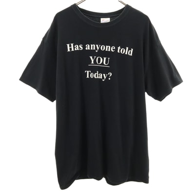 Hanes ヘインズ 半袖 ヘビーウェイト Tシャツ XL ブラック