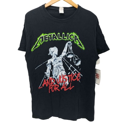 ...And Justice For All メタルジャスティス スラッシュメタル アートワーク S/S Tシャツ【1142402662093】