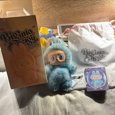 POP MART THE MONSTERS (LABUBU) Big into Energy Series Plush Pendant HOPE