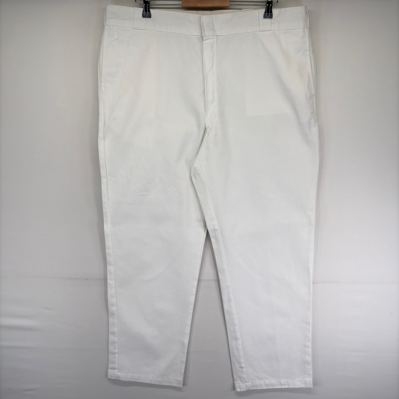 古着 ディッキーズ Dickies パンツ 874 オリジナルフィット ジッパーフライ センタープレス ワーク  ホワイト系 メンズ