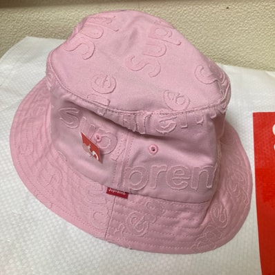Supreme Lasered Twill Crusher "Pink"