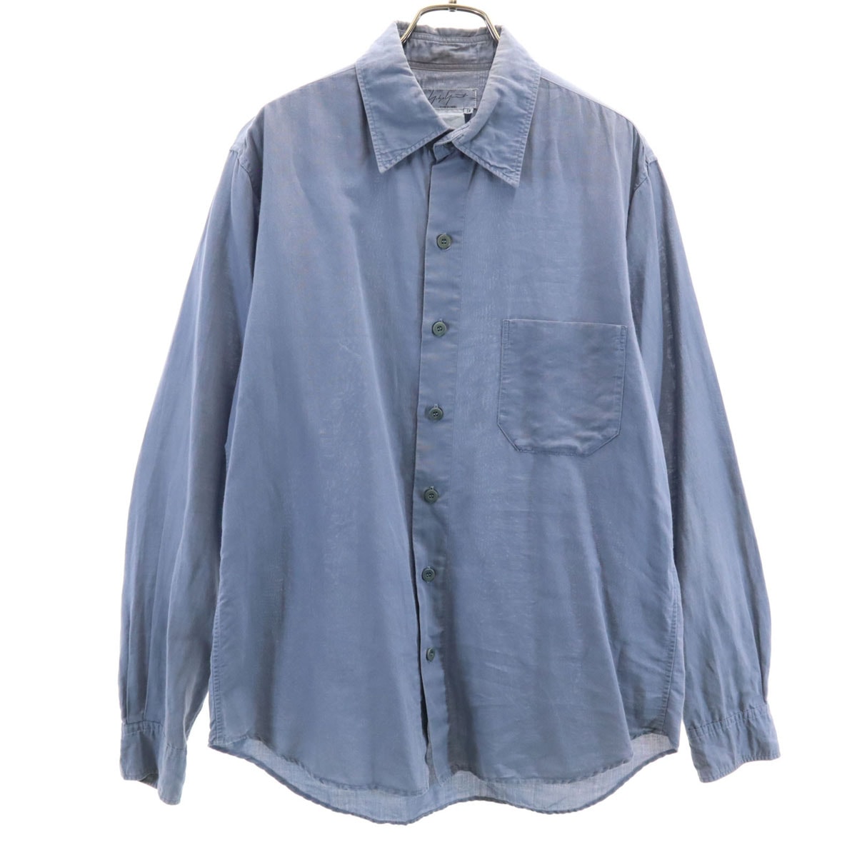 Yohji Yamamoto ヨウジヤマモト 長袖 シャツ 3 チャコール