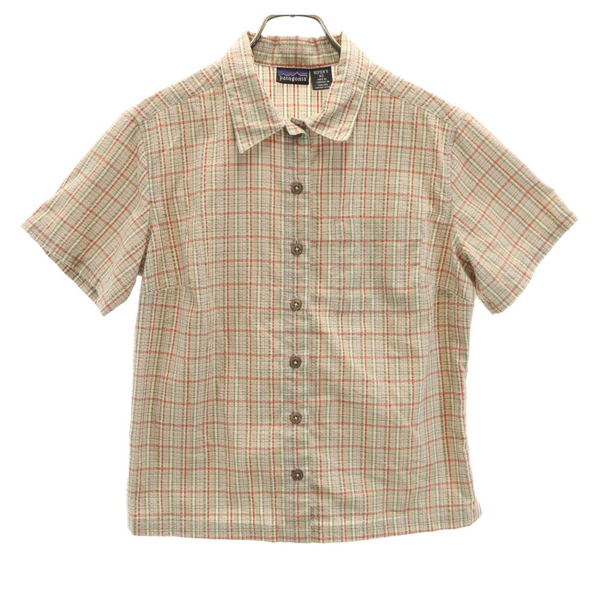 patagonia 半袖 シアサッカー シャツ