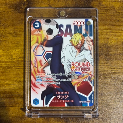 RoundOne ワンピースコラボ プロモカード サンジ サンジ【プロモ】《青 RoundOne ワンピースコラボ プロモカード サンジ サンジ【プロモ】《青