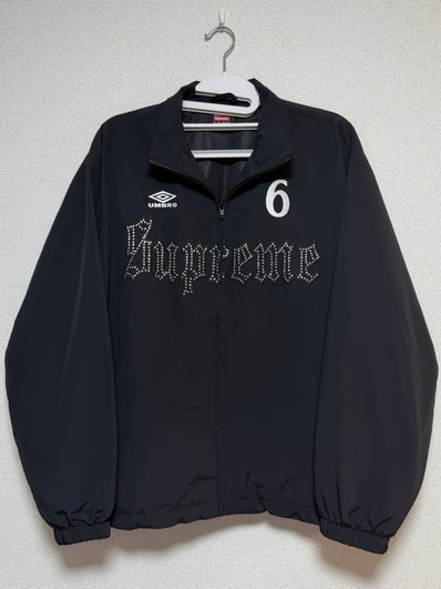 Supreme x Umbro Rhinestone Track Jacket "Black"