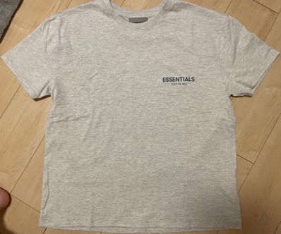 FEAR OF GOD ESSENTIALS SS TEE "Light Heather Oatmeal"