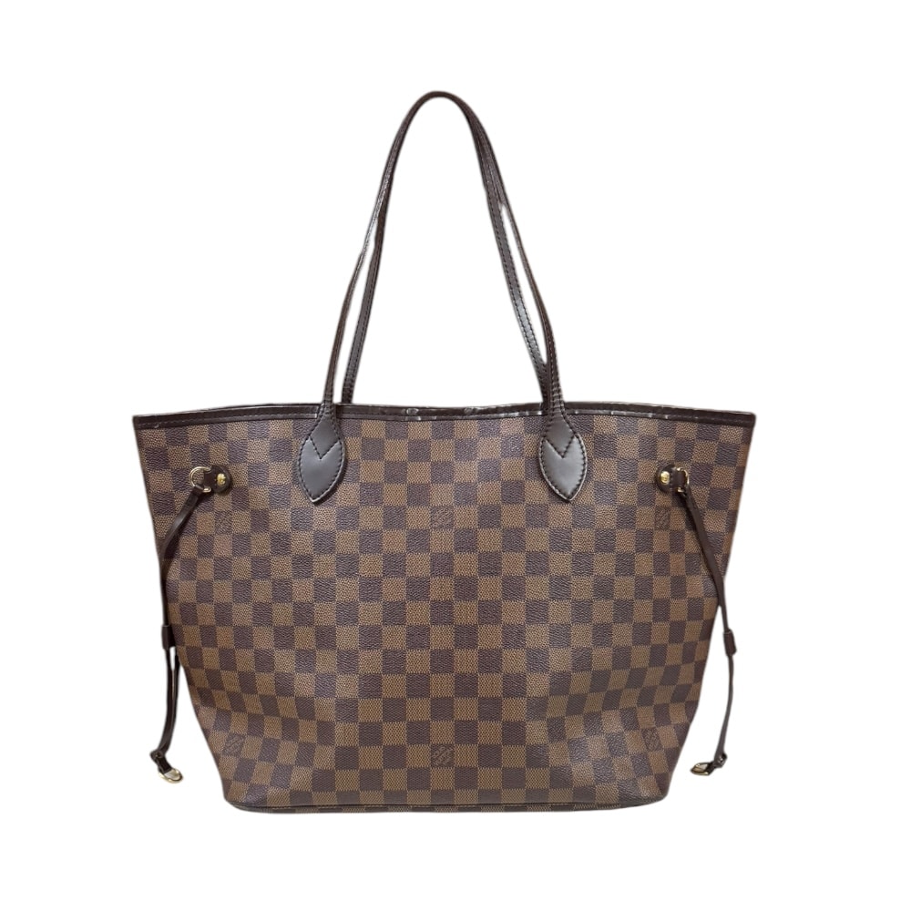 ルイヴィトン ネヴァーフルMM ダミエ トートバッグ ダミエキャンバス N51105 ブラウン レディース LOUIS VUITTON  中古