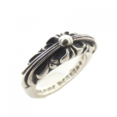 クロムハーツ CHROME HEARTS BABY CLSC FLORAL CRS ベイビークラシックフローラルクロス 207146023SLVXXX001 RING