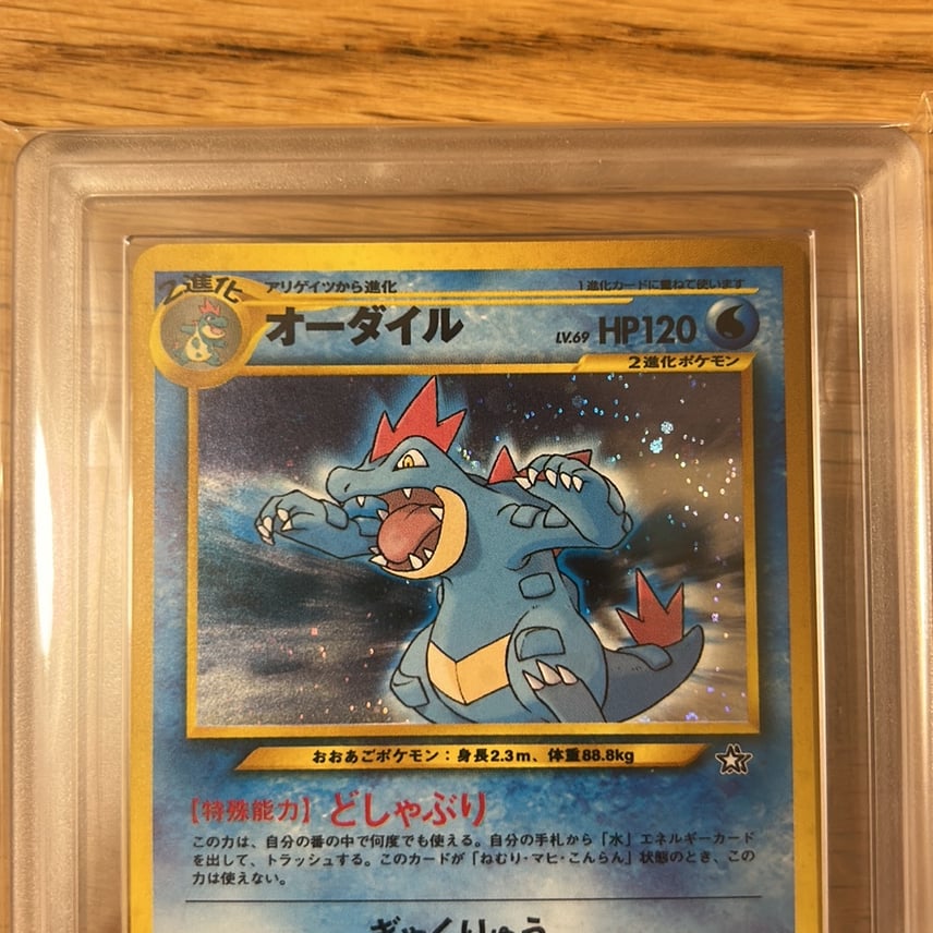 ポケモンカード 旧裏 オーダイル プレミアムファイル ARS9 鑑定品 ARS9 ポケモンカード 旧裏 オーダイル プレミアムファイル ARS9 鑑定品 ARS9