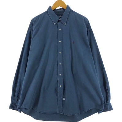 古着 ラルフローレン Ralph Lauren 長袖 ボタンダウン コットンチノシャツ メンズXXL相当/eaa527804