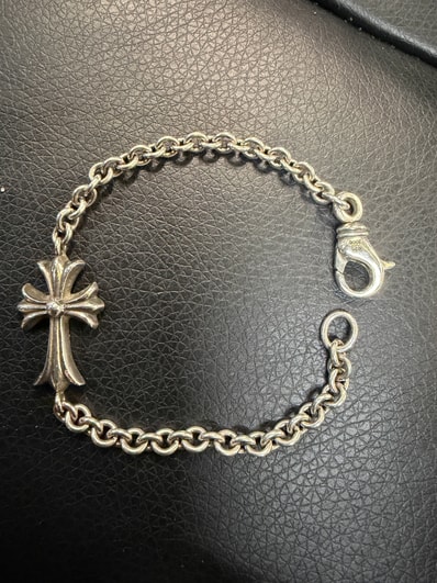 Chrome Hearts Chain Tiny CH Cross "Silver"