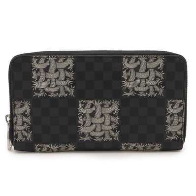 ルイ・ヴィトンジッピーオーガナイザー ダミエグラフィット N61214