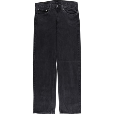 古着 リーバイス Levi's 505 ブラックデニム テーパードデニムパンツ メンズw33相当/eaa483201