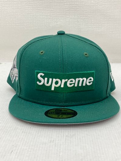 Supreme Money Box Logo New Era "Dark Green"