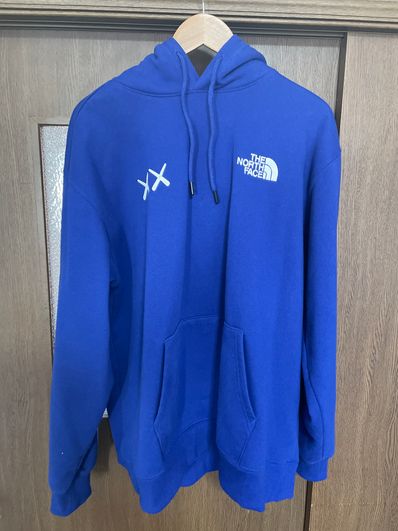 The North Face Kaws Hoodie "Blue White"