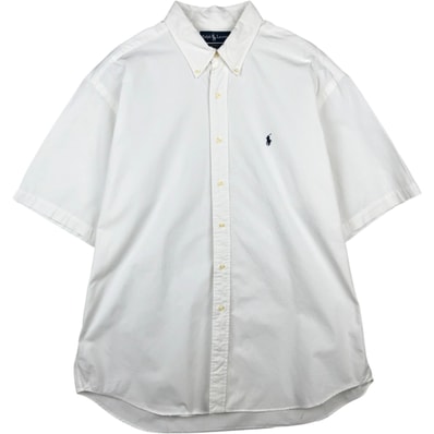 古着 ラルフローレン Ralph Lauren BLAKE 半袖 ボタンダウンシャツ メンズXL相当/eaa641041
