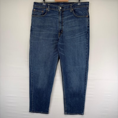 古着 リーバイス Levi's デニム パンツ テーパード 550 ジーンズ ジーパン ジッパーフライ 5ポケ w40 L34 ブルー系 メンズ