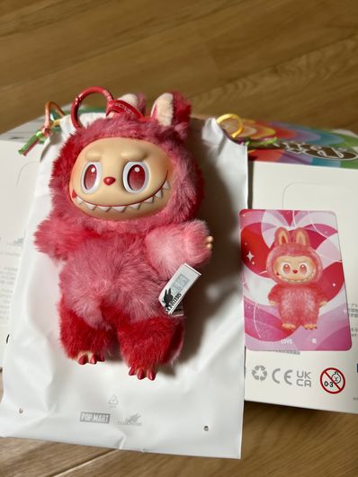 POP MART THE MONSTERS (LABUBU) Big into Energy Series Plush Pendant LOVE