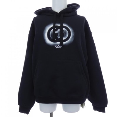 グッチ GUCCI コットンジャージーフーデッドスウェットシャツ インターロッキングG 770839 XJF65 パーカー