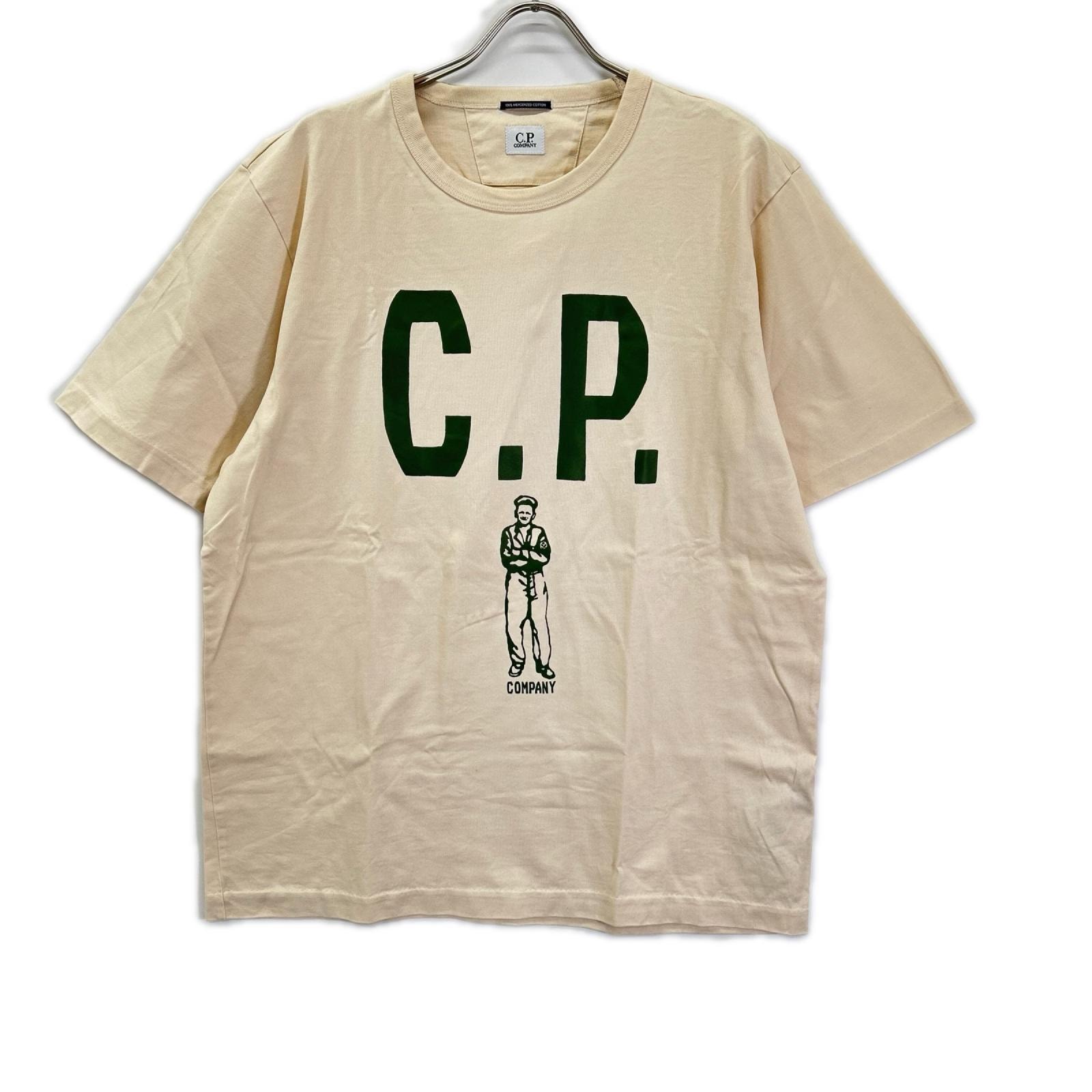 シーピーカンパニー アイボリー 30/2 Mercerized Tシャツ XL