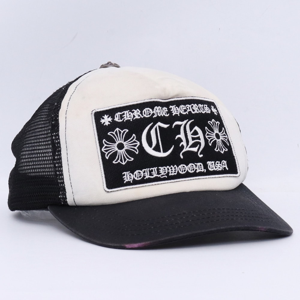 Chrome Hearts Trucker Cap CH "Black/White"