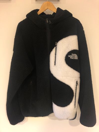 Supreme x The North Face S Logo Hooded Fleece Jacket "Black"