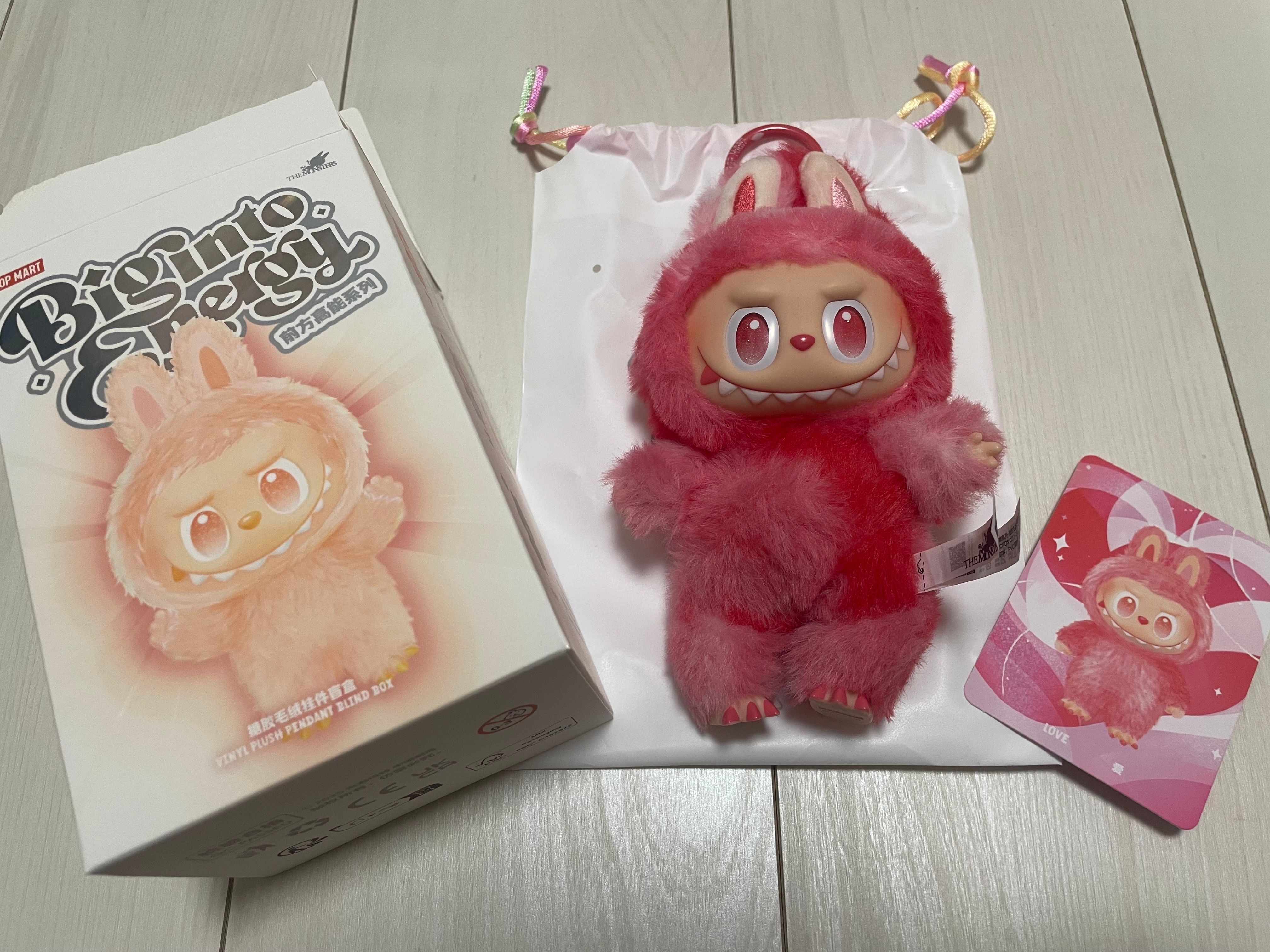 POP MART THE MONSTERS (LABUBU) Big into Energy Series Plush Pendant LOVE