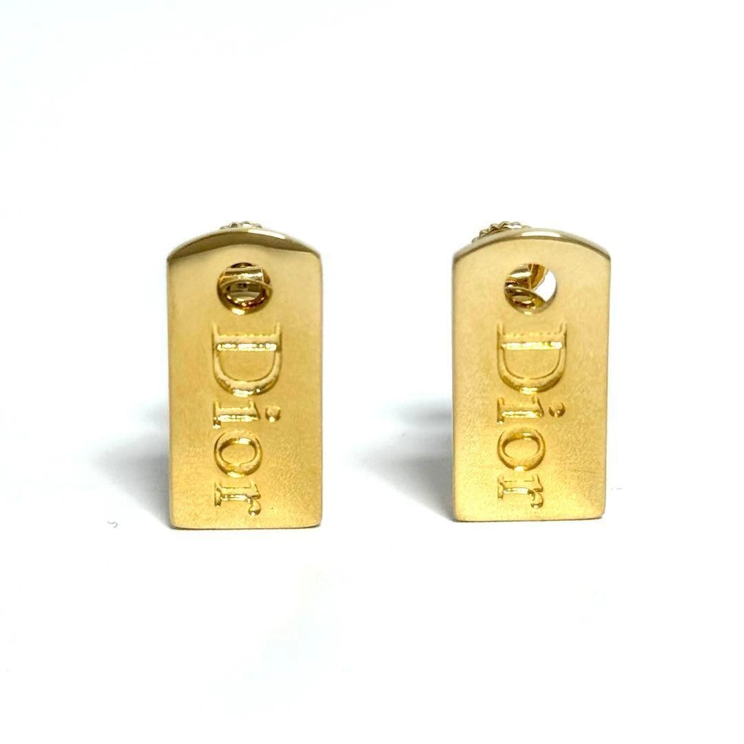 【超美品】ディオール レディース メンズ クリップ ロゴ イヤリング