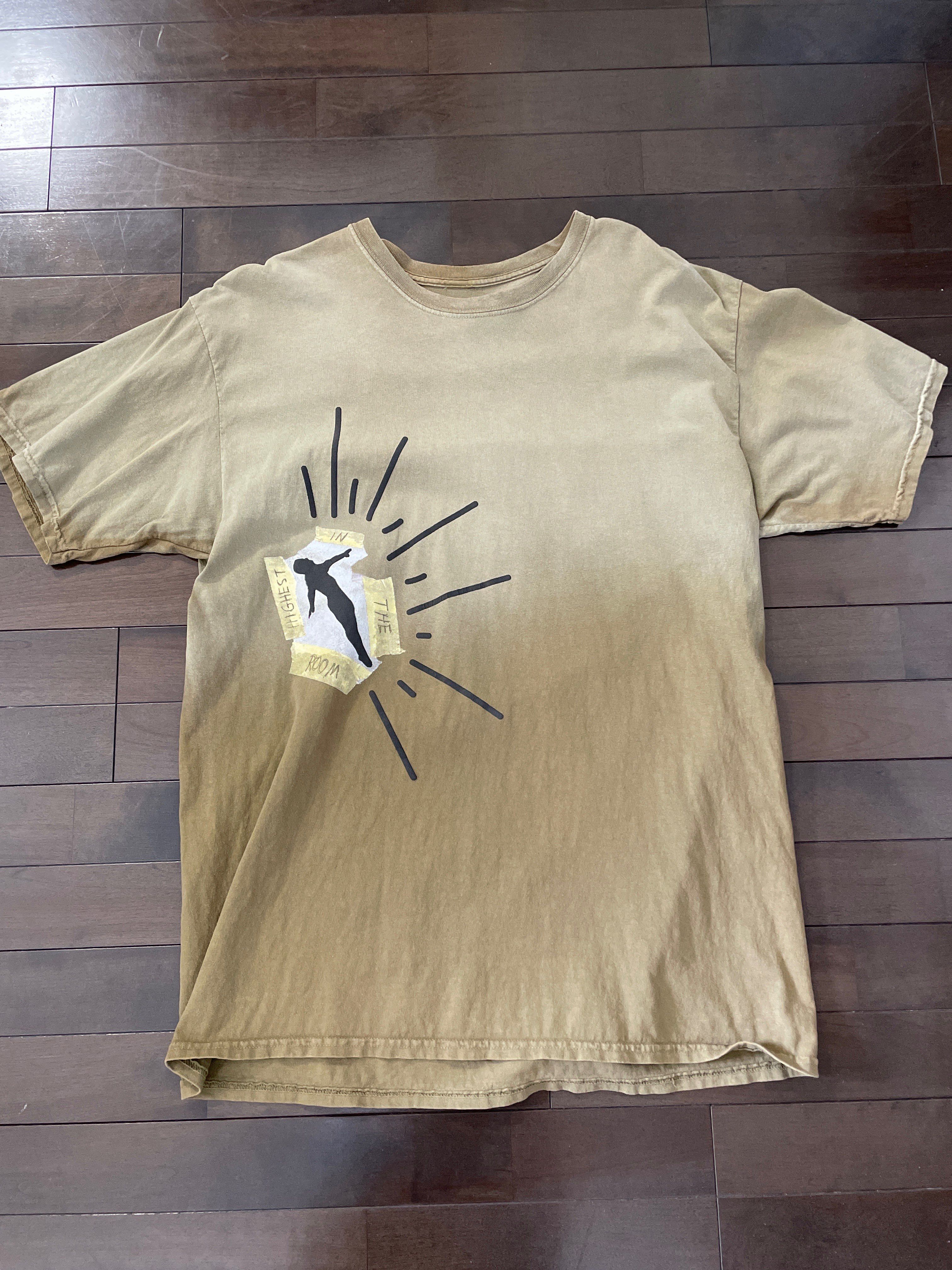 Travis Scott Cactus Jack Highest In The Room Dive T Shirt "Olive"