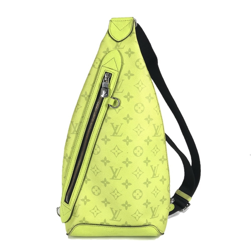ルイヴィトン LOUIS VUITTON デュオ・スリングバッグ M30945 タイガラマ 斜め掛け クロス ショルダーバッグ カバン ボディバッグ モノグラムキャンバス ジョーヌ イエロー