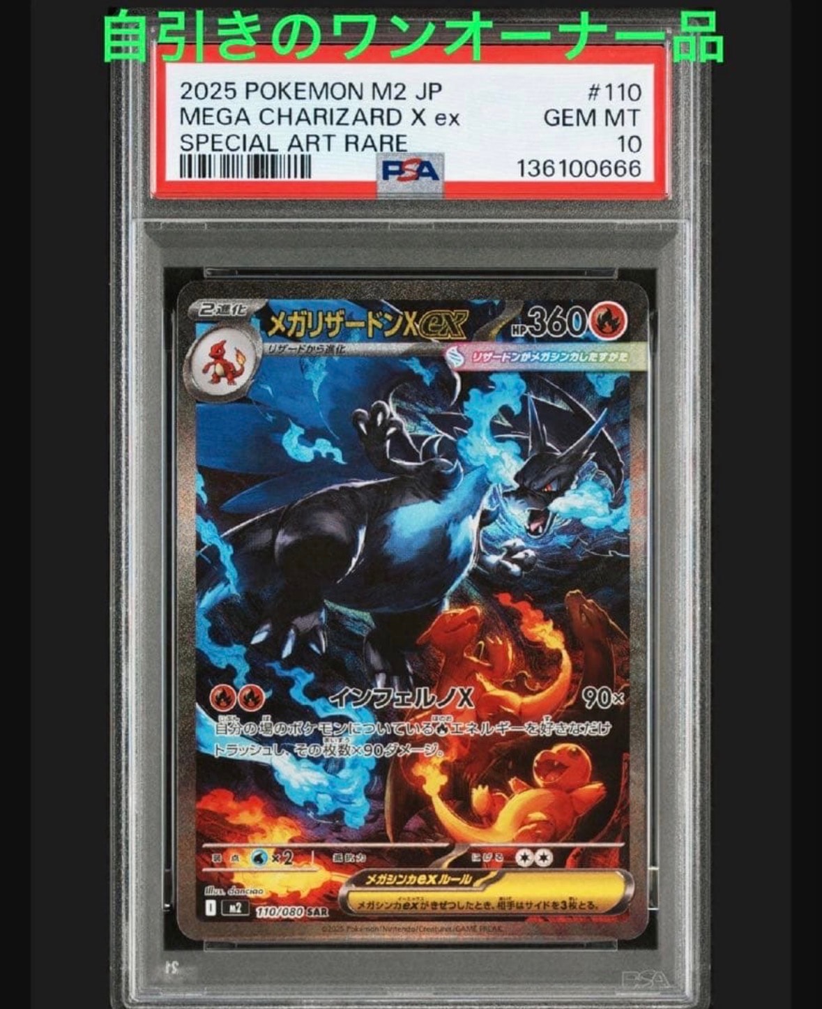 メガリザードンXex SAR [M2 110/080](拡張パック「インフェルノX」)