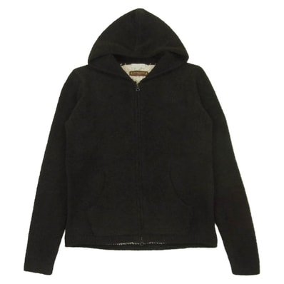 mastermind JAPAN マスターマインドジャパン BAREFOOT DREAMS ベアフットドリームス スカル ジップアップ ボア フーディー パーカー ダークブラウン系 S【中古】