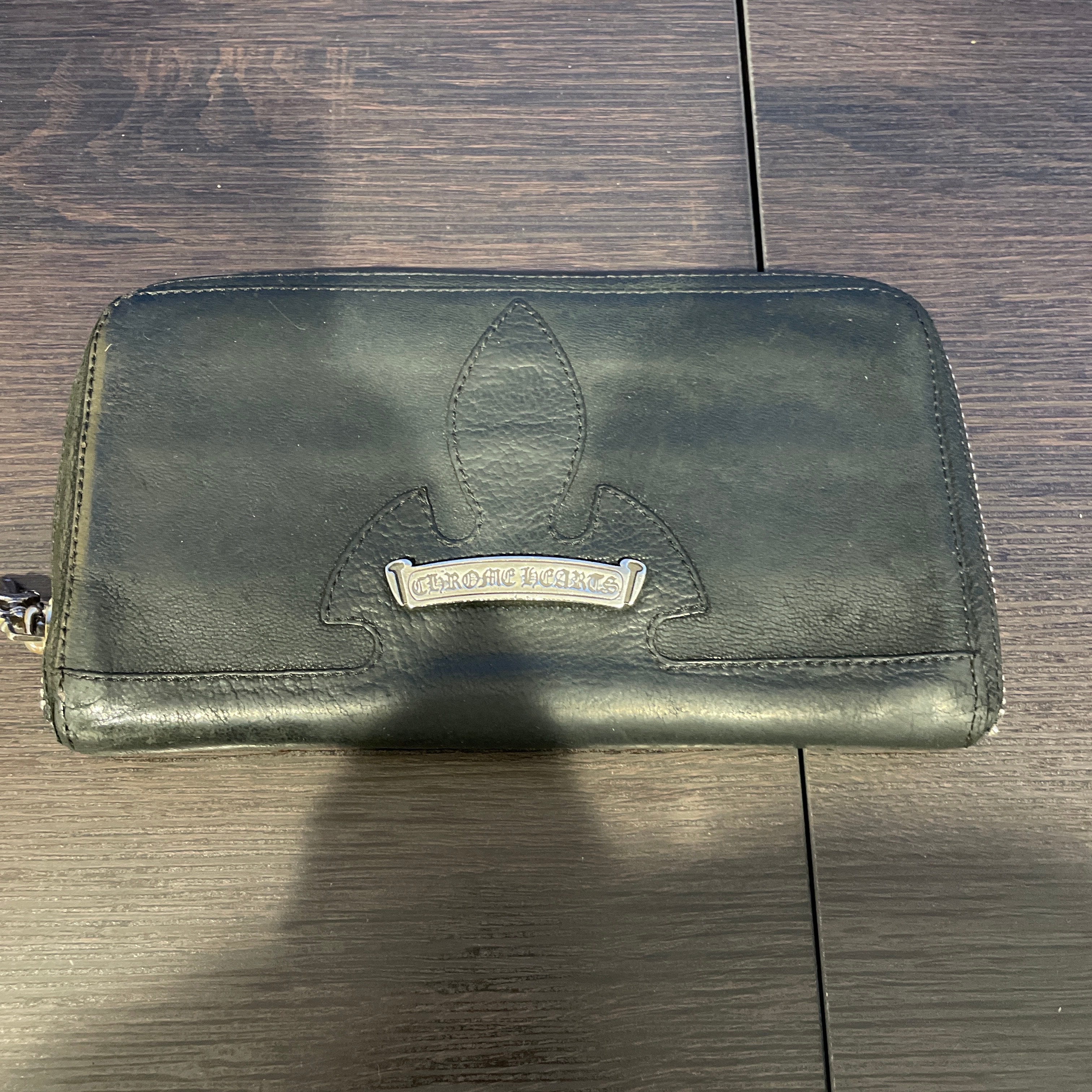 Chrome Hearts REC F Zip Wallet # 3 De Sproyer "Black"