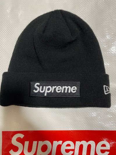 Supreme New Era® Box Logo Beanie "Black" (21FW)