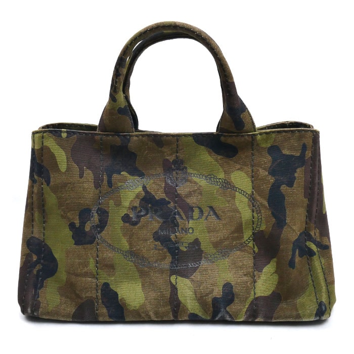 PRADA プラダ カナパ トートバッグ カーキ C (やや傷や汚れあり)】PRADA プラダ カナパ トートバッグ カーキ 迷彩