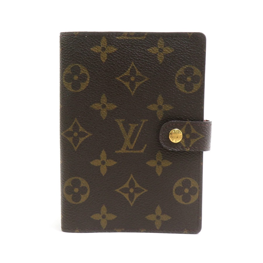 ルイ ヴィトン LOUIS VUITTON 手帳カバー モノグラム アジェンダPM モノグラムキャンバス ブラウン ユニセックス R20005【中古】 h32366j