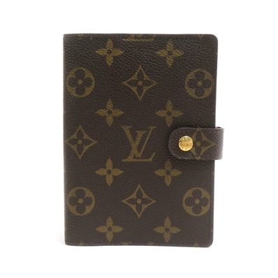 ルイ ヴィトン LOUIS VUITTON 手帳カバー モノグラム アジェンダPM モノグラムキャンバス ブラウン ユニセックス R20005【中古】 h32366j