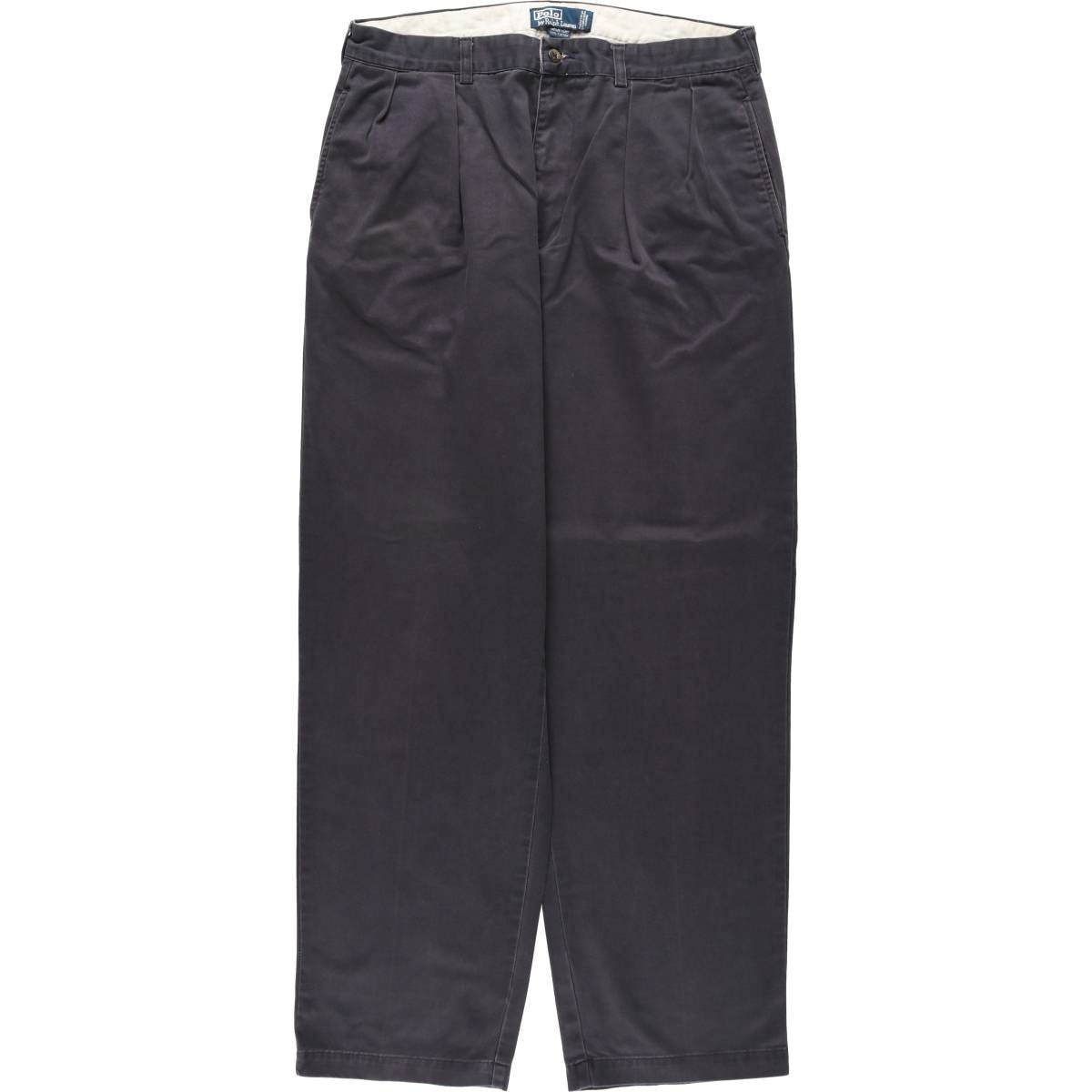 古着 ラルフローレン Ralph Lauren POLO by Ralph Lauren ANDREW PANT ツータック チノパンツ メンズw35相当/eaa656006