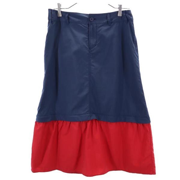 HELLY HANSEN ミモレ丈 裾切替 デザイン スカート