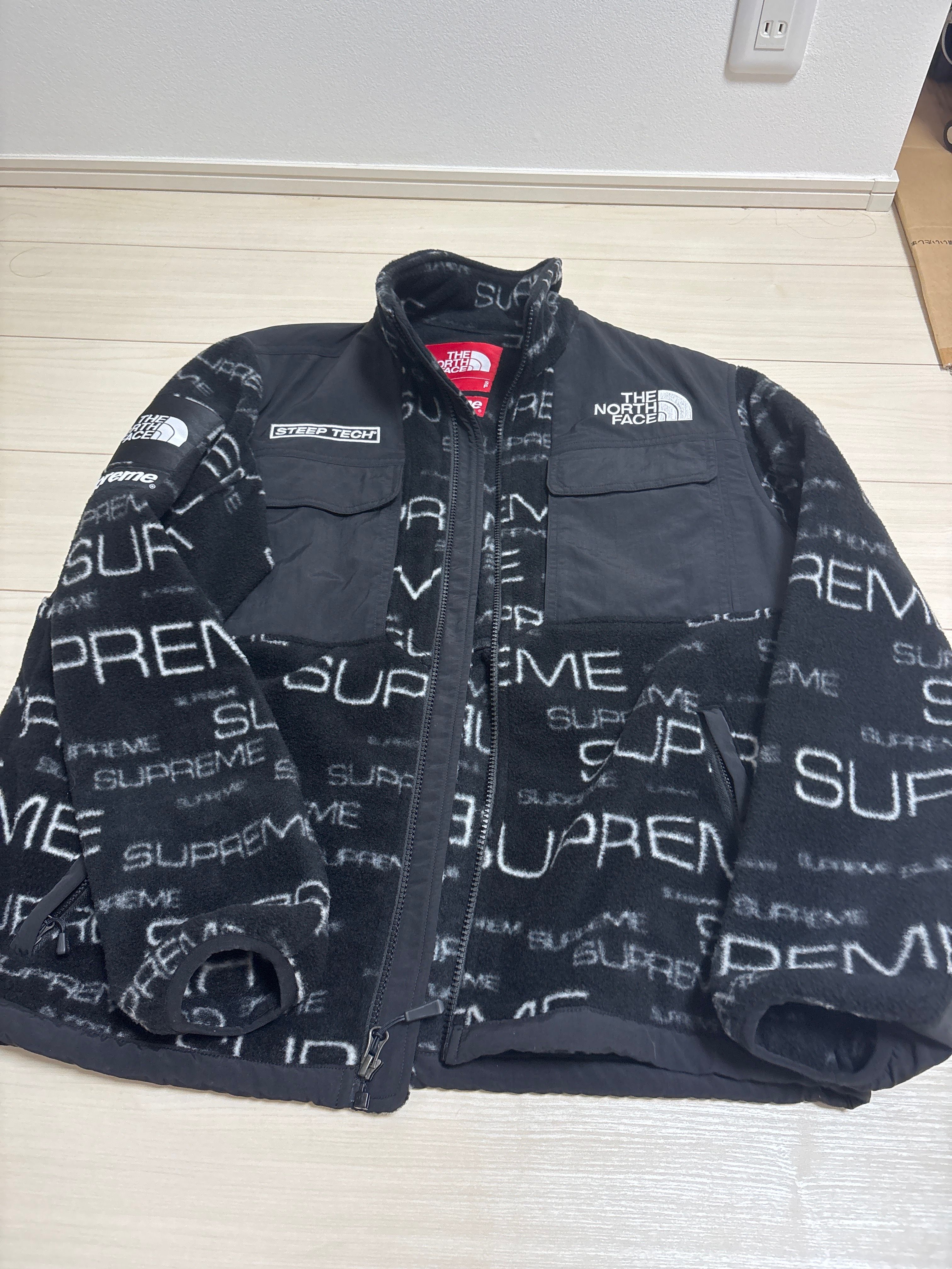 Supreme x The North Face Steep Tech Fleece Jacket "Black"