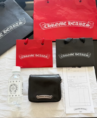 値下げ交渉可能 / 正規品!CHROME HEARTS クロムハーツ スクエアジップ ウォレット 財布