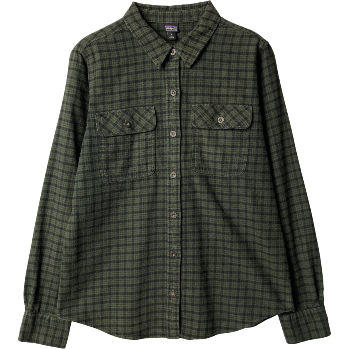 古着 パタゴニア Patagonia ORGANIC COTTON オーガニックコットン 42405FA21 長袖 コットンチェックシャツ レディースM相当/eaa584547