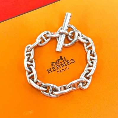 HERMES エルメス シェーヌダンクル MM ブレスレット シルバー925 ブレスレット シルバー
41072